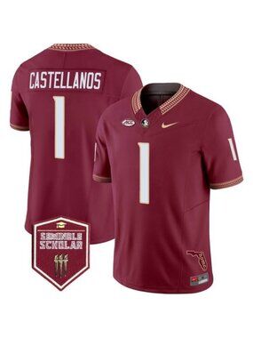 Thomas Tommy Castellanos Garnet Stitched Jersey